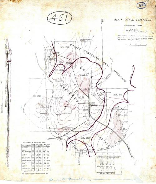 Blair Athol coalfield, 1936 Queensland Historical Atlas
